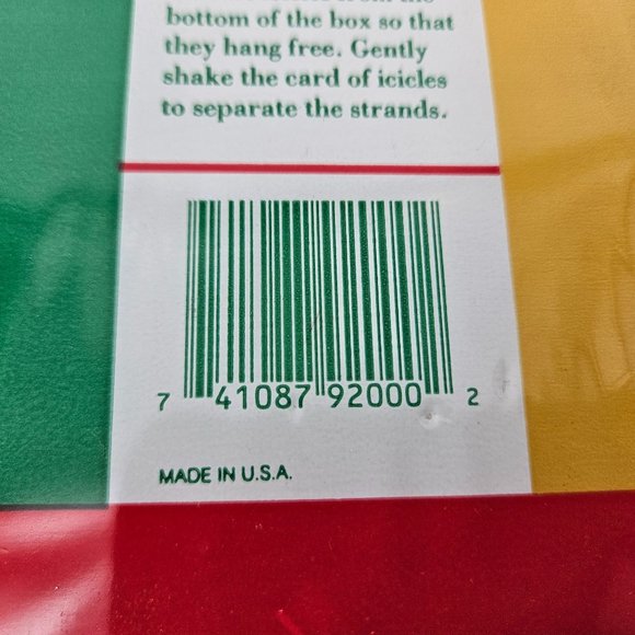 Vintage Tinsel Icicle Strands Santas Best 1000 Pieces Christmas Tree Decoration - Picture 7 of 12
